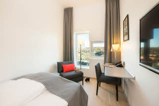 Foto: Tord-Erik Andresen, hotellfoto.no, +47 988 26 280, post@hotellfoto.no Scandic Lerkendal, room, single, standard